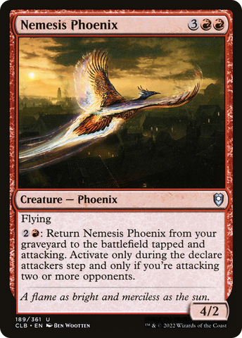 {C} Nemesis Phoenix [Commander Legends: Battle for Baldur's Gate][CLB 189]