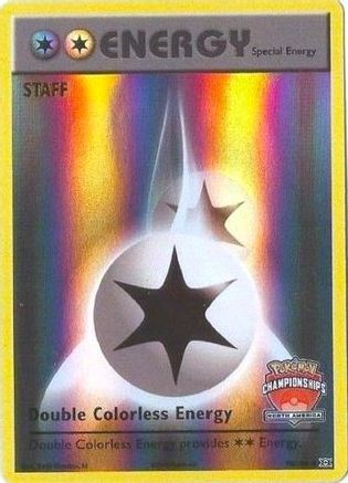 [BE] Double Colorless Energy (90/108) (NA Championship Promo Staff) [XY: Evolutions]