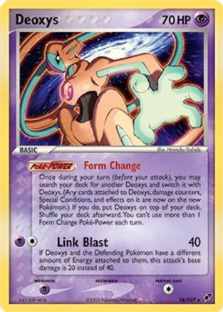 [PKM-R] Deoxys (16/107) (Theme Deck Exclusive) [EX: Deoxys]