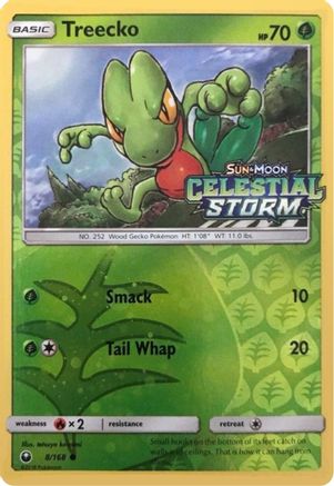 [PKM-R] Treecko (8/168) (Toys R Us Exclusive) [Sun & Moon: Celestial Storm]