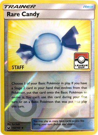 [PKM] Rare Candy (142/168) (League Promo Staff) [Sun & Moon: Celestial Storm]