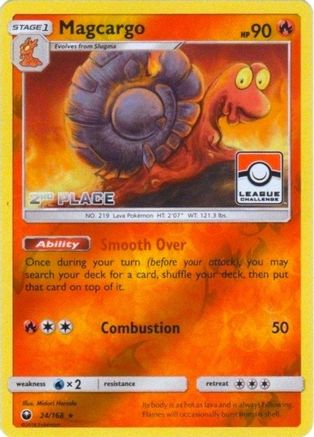 [PKM] Magcargo (24/168) (League Promo 2nd Place) [Sun & Moon: Celestial Storm]