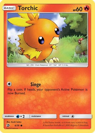 [PKM] Torchic (4/70) [Sun & Moon: Dragon Majesty]