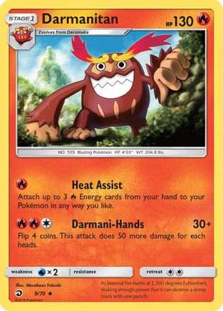 [PKM-C] Darmanitan (9/70) [Sun & Moon: Dragon Majesty]