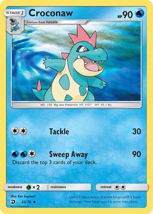 [PKM-C] Croconaw (23/70) [Sun & Moon: Dragon Majesty]