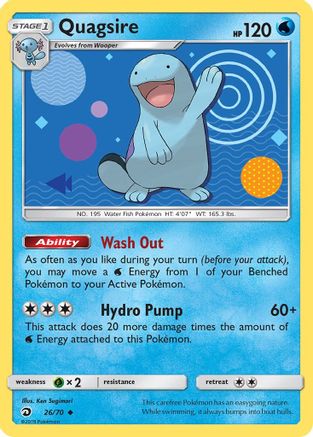 [PKM] Quagsire (26/70) [Sun & Moon: Dragon Majesty]