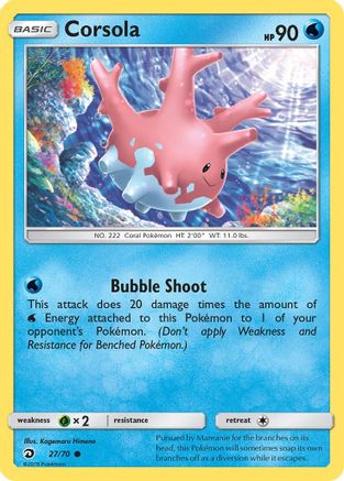 [PKM-C] Corsola (27/70) [Sun & Moon: Dragon Majesty]