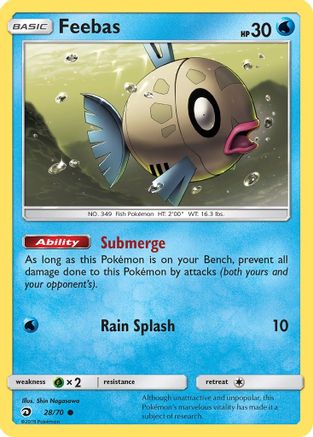 [PKM-C] Feebas (28/70) [Sun & Moon: Dragon Majesty]