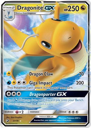 [PKM-R] Dragonite GX (37/70) [Sun & Moon: Dragon Majesty]