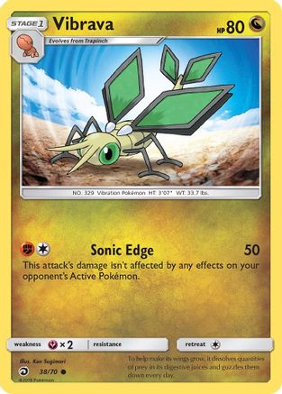 [PKM] Vibrava (38/70) [Sun & Moon: Dragon Majesty]