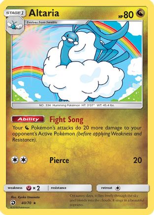 [PKM] Altaria (40/70) [Sun & Moon: Dragon Majesty]