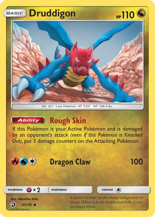 [PKM] Druddigon (45/70) [Sun & Moon: Dragon Majesty]