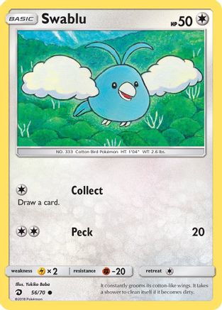[PKM] Swablu (56/70) [Sun & Moon: Dragon Majesty]