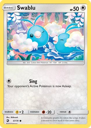 [PKM] Swablu (57/70) [Sun & Moon: Dragon Majesty]