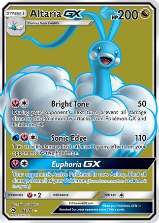 [PKM] Altaria GX (68/70) [Sun & Moon: Dragon Majesty]