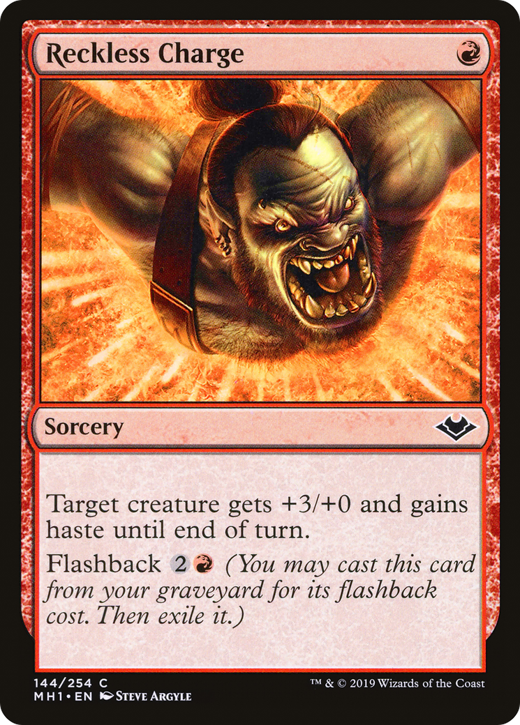 {C} Reckless Charge [Modern Horizons][MH1 144]