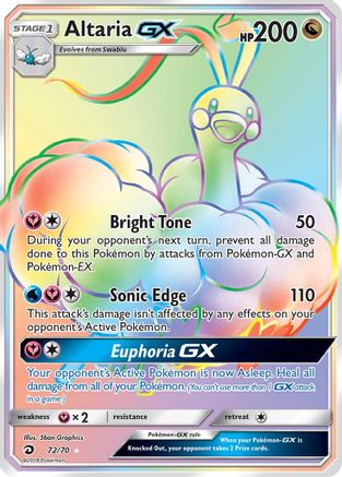 [PKM-R] Altaria GX (72/70) [Sun & Moon: Dragon Majesty]
