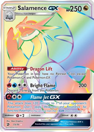 [PKM-R] Salamence GX (73/70) [Sun & Moon: Dragon Majesty]