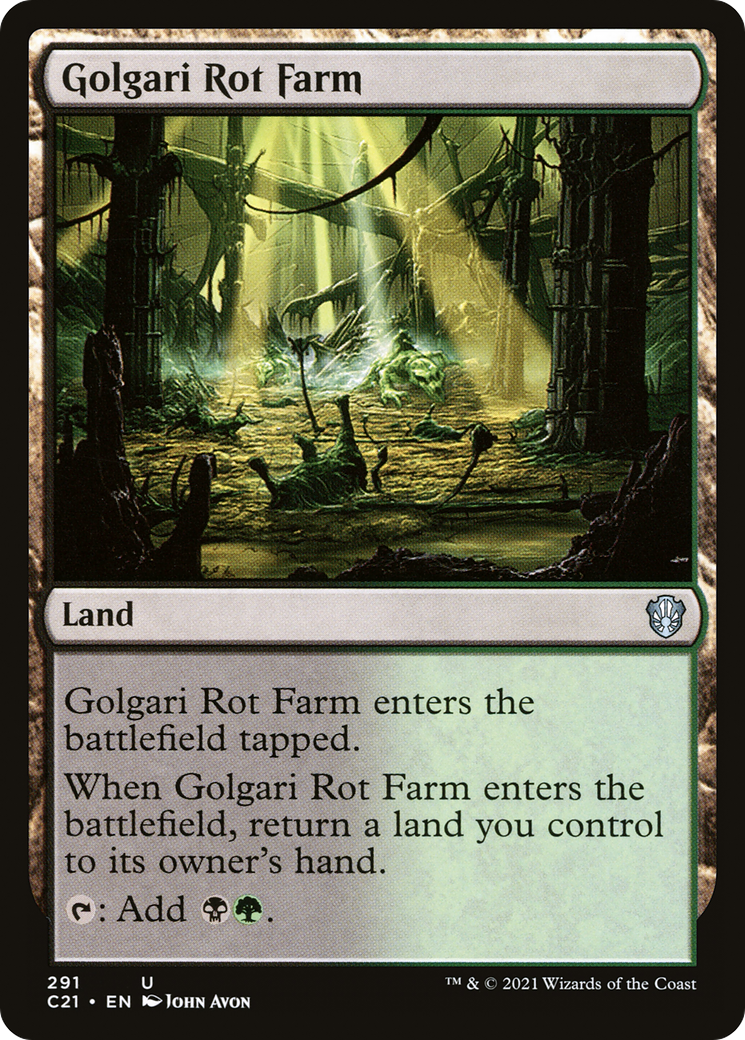 {C} Golgari Rot Farm [Commander 2021][C21 291]