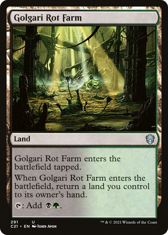 {C} Golgari Rot Farm [Commander 2021][C21 291]