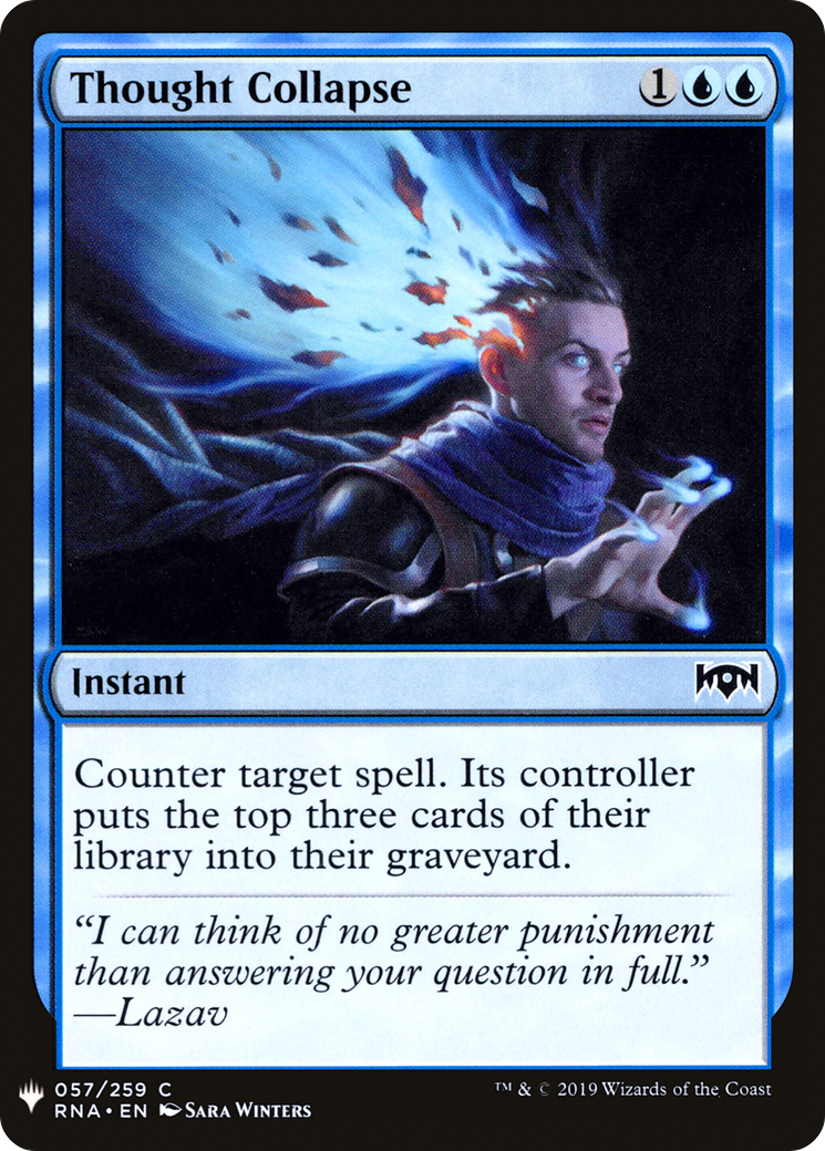 {C} Thought Collapse [Mystery Booster][LS RNA 057]
