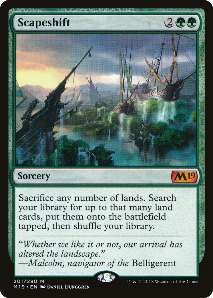 {R} Scapeshift [Core Set 2019][M19 201]