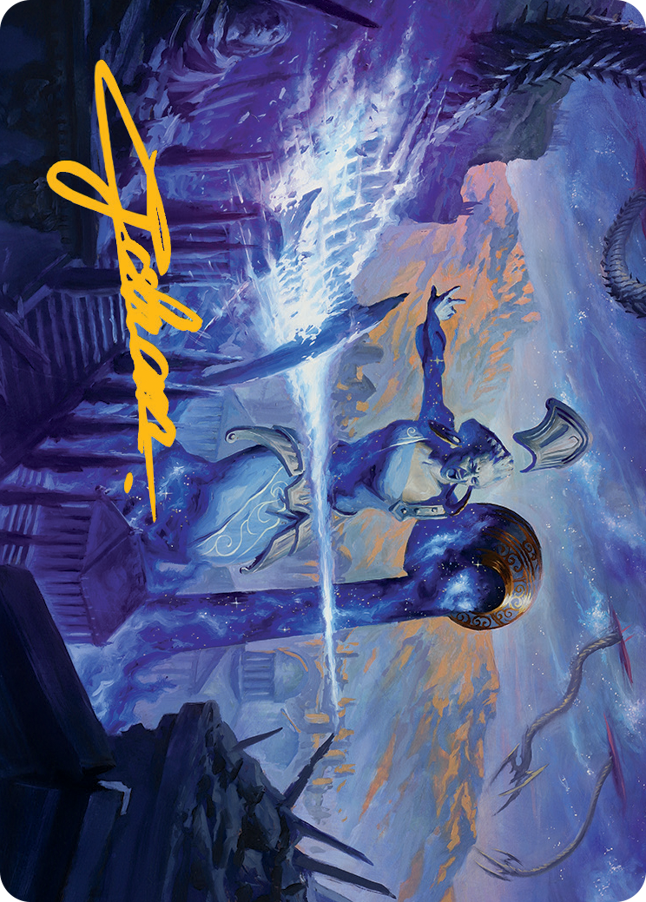 {A} Ephara, Ever-Sheltering Art Card (Gold-Stamped Signature) [March of the Machine Art Series][GS AMOM 008]