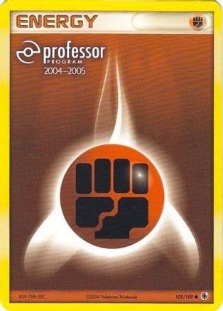 [PKM BE] Fighting Energy (105/109) (2004 2005) [Professor Program Promos]