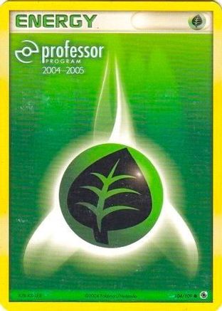 [PKM BE] Grass Energy (104/109) (2004 2005) [Professor Program Promos]