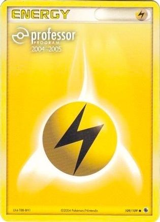 [PKM BE] Lightning Energy (109/109) (2004 2005) [Professor Program Promos]