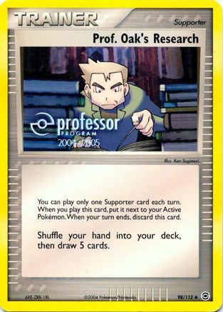 [TR] Prof Oaks Research (98/112) (2004 2005) [Professor Program Promos]