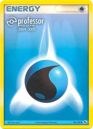 [PKM BE] Water Energy (106/109) (2004 2005) [Professor Program Promos]