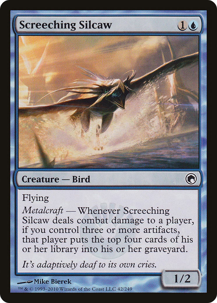 {C} Screeching Silcaw [Scars of Mirrodin][SOM 042] - Misty Mountain Games