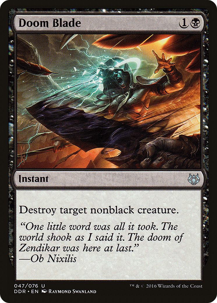 {C} Doom Blade [Duel Decks: Nissa vs. Ob Nixilis][DDR 047]