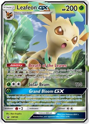 [PKM] Leafeon GX (SM146) [Sun & Moon: Black Star Promos]