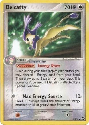 [PKM] Delcatty (8/108) (Theme Deck Exclusive) [EX: Power Keepers]