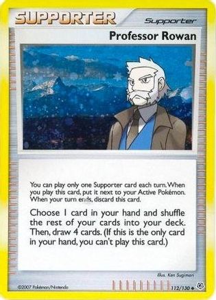 [PKM] Professor Rowan (112/130) (Cosmos Holo) [Diamond & Pearl: Base Set]