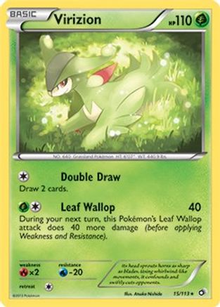 [PKM] Virizion (15/113) (Theme Deck Exclusive) [Black & White: Legendary Treasures]