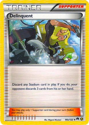 [PKM] Delinquent (98a/122) [Alternate Art Promos]