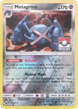 [PKM] Metagross (95/168) (League Promo) [Sun & Moon: Celestial Storm]