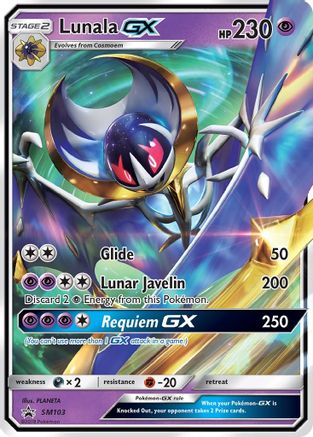 [PKM] Lunala GX (SM103) [Sun & Moon: Black Star Promos]