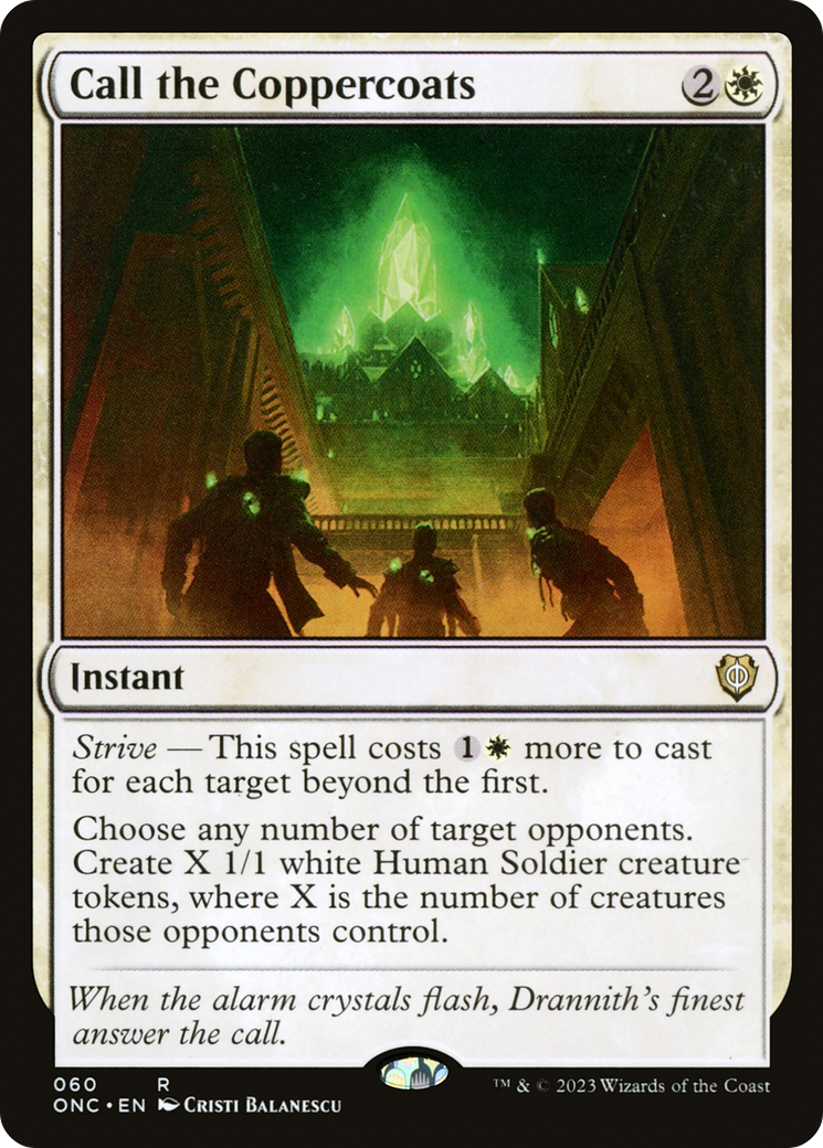 {R} Call the Coppercoats [Phyrexia: All Will Be One Commander][ONC 060]