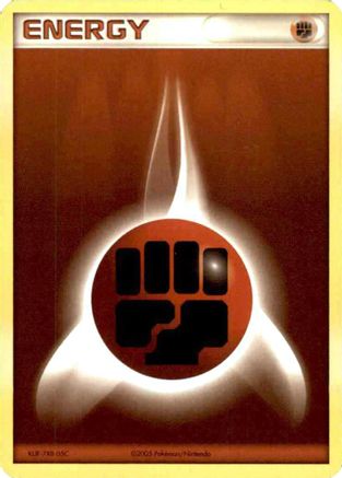 [PKM BE] Fighting Energy (2005 Unnumbered) [League & Championship Cards]