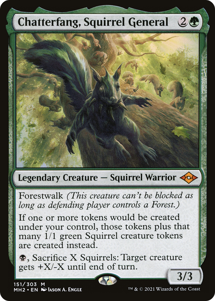 {R} Chatterfang, Squirrel General [Modern Horizons 2] [MH2 151]