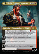 {R} Valki, God of Lies // Tibalt, Cosmic Impostor (Borderless) [Kaldheim][KHM 286]
