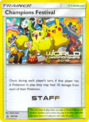 [TR] Champions Festival (SM148) (2018 Staff) [Sun & Moon: Black Star Promos]