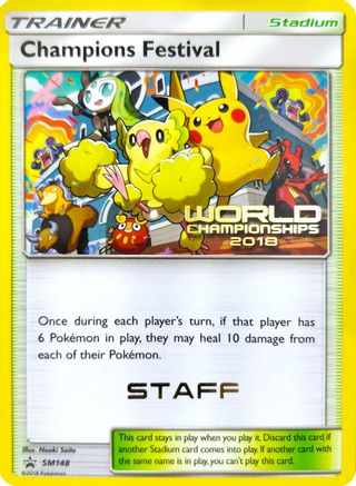 [TR] Champions Festival (SM148) (2018 Staff) [Sun & Moon: Black Star Promos]