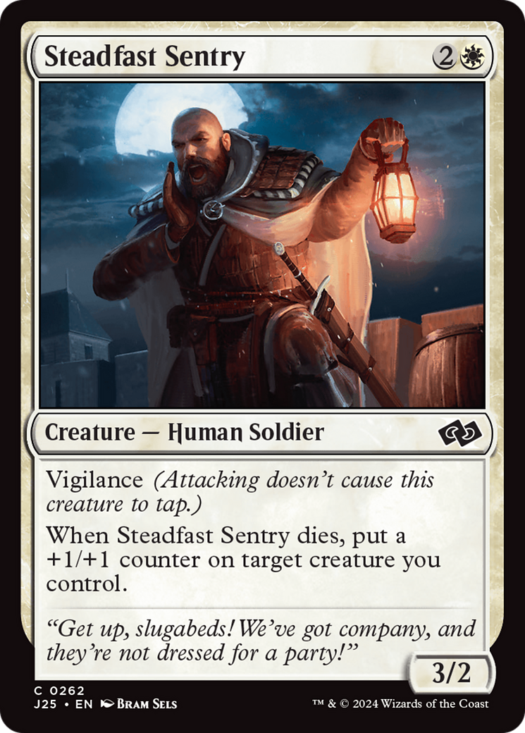 {C} Steadfast Sentry [Foundations Jumpstart][J25 262]