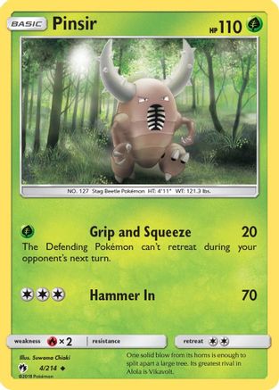 [PKM] Pinsir (4/214) [Sun & Moon: Lost Thunder]
