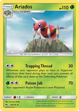 [PKM-C] Ariados (10/214) [Sun & Moon: Lost Thunder]